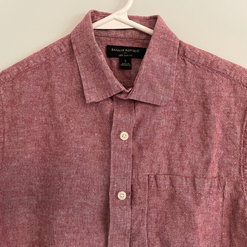 Linen Banana Republic shirt